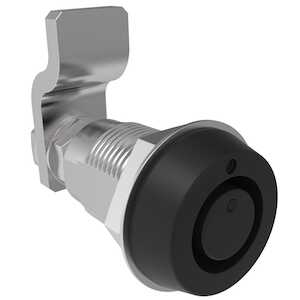 Southco Vise Action Compression Latch, Small Size, Southco Tubular Key, Zinc Alloy, Powder Coat, Black