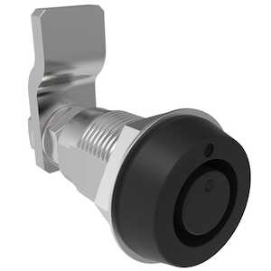 Southco Vise Action Compression Latch, Small Size, Southco Tubular Key, Zinc Alloy, Powder Coat, Black