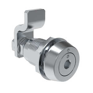 Southco Vise Action Compression Latch, Small Size, Hex Recess, Zinc Alloy, Chrome Plated, Bright