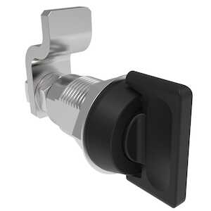 Southco Vise Action Compression Latch, Small Size, Knob Style, Zinc Alloy, Powder Coat, Black