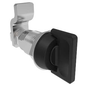 Southco Vise Action Compression Latch, Small Size, Knob Style, Zinc Alloy, Powder Coat, Black