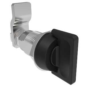 Southco Vise Action Compression Latch, Small Size, Knob Style, Zinc Alloy, Powder Coat, Black