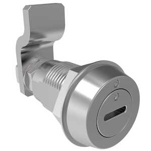 Southco Vise Action Compression Latch, Small Size, Slotted Recess, Zinc Alloy, Chrome Plated, Bright