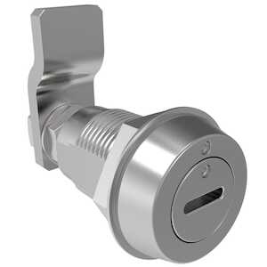 Southco Vise Action Compression Latch, Small Size, Slotted Recess, Zinc Alloy, Chrome Plated, Bright