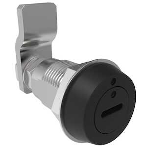 Southco Vise Action Compression Latch, Small Size, Slotted Recess, Zinc Alloy, Powder Coat, Black