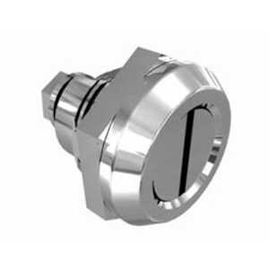 Southco Quarter-Turn Cam Latch, Slotted Recess, without Cam, Sealed, Zinc Alloy, Chrome Plated, Bright
