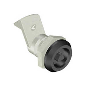 Southco Quarter-Turn Cam Latch, 7 mm Triangle Recess, 23mm (.91") Grip, Sealed, Zinc Alloy, Powder Coat, Black