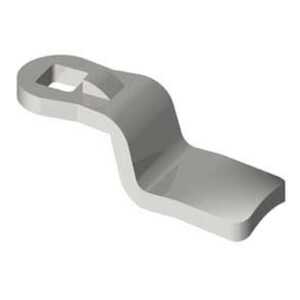 Southco Quarter-Turn Cam Latch Cam, 32mm (1.25") Grip, Steel, Zinc Plate, Bright Chromate