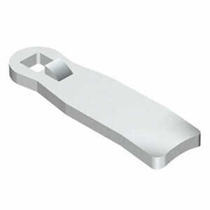 Southco Quarter-Turn Cam Latch Cam, 36.7mm (1.44") Grip, Zinc Alloy, Chrome Plated