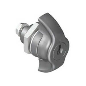 Southco Quarter-Turn Cam Latch, Key Locking (CH751) Wing, without Cam, Sealed, Zinc Alloy, Powder Coat, Black