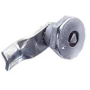 Southco Quarter-Turn Cam Latch, 7 mm Triangle Recess, 22mm (.87") Grip, Sealed, Zinc Alloy, Chrome Plated, Bright