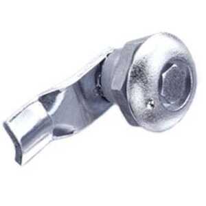 Southco Quarter-Turn Cam Latch, Bellcore 216, 14mm (.55") Grip, Sealed, Zinc Alloy, Chrome Plated, Bright