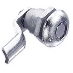 Southco Quarter-Turn Cam Latch, Bellcore 216, 12mm (.47") Grip, Not Sealed, Zinc Alloy, Chrome Plated, Bright