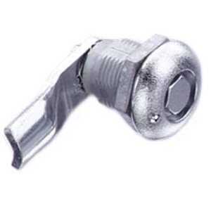 Southco Quarter-Turn Cam Latch, Bellcore 216, 16mm (.63") Grip, Not Sealed, Zinc Alloy, Chrome Plated, Bright