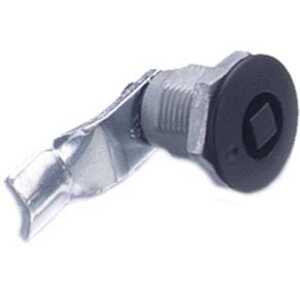 Southco Quarter-Turn Cam Latch, 8 mm Square, 32mm (1.25") Grip, Not Sealed, Zinc Alloy, Powder Coat, Black