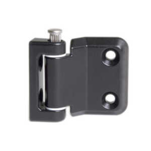 Southco Surface Mount Hinge, Offset, Black Powder Coat