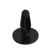 Essentra Arrow Rivet, .138" Mounting Hole Dia, .433" L, Nylon, Black, 500/Pack