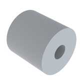 Richco #6 Collar Spacer, .224" L, Nylon, 1000/PK