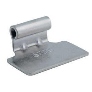 Southco Removable Hinge Frame Leaf, Flat Style, Weld Mount, Stainless Steel, Passivated