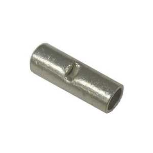 Sta-Kon Non-Insulated Butt Splice, 1.25" L, .44" W, Wire Range 4-3 AWG, Copper, Tin Plate, 200 Pack