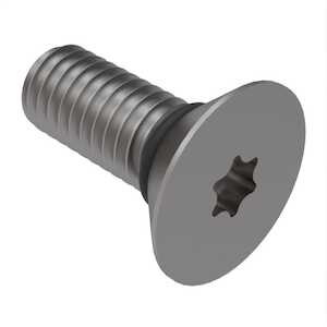 Zago 8-32 X 7/16" L, Torx, 82 Degree Flat Head Sealing Screw, Stainless Steel, Buna O-Ring