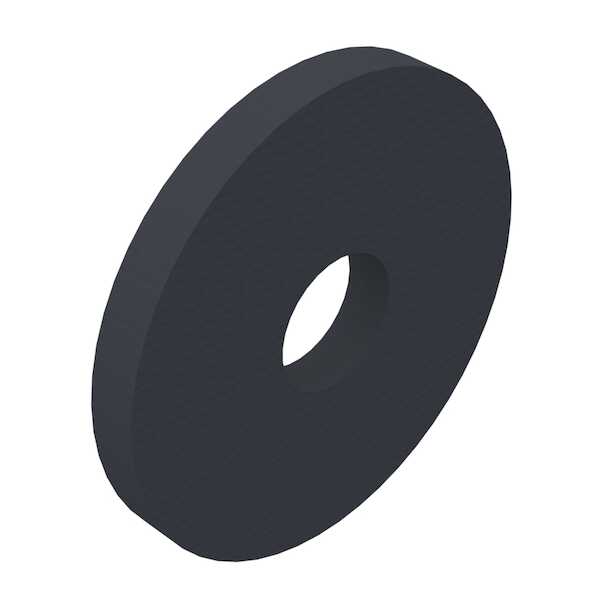Hardware specialty 8 flat washer 185 id 437 od 031
