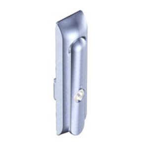 Southco Swinghandle Latch, Large, w/o Padlock Hasp, Use w/ Linear Actuator, 3 mm Double Bit, Non-Sealed, Zinc Alloy, Satin Chrome