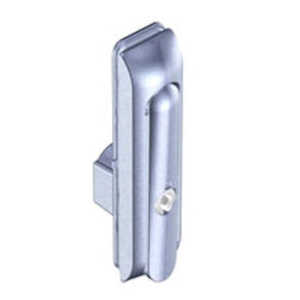 Southco Swinghandle Latch, Large, w/o Padlock Hasp, Use w/ Linear Actuator, 5 mm Double Bit, Sealed, Zinc Alloy, Satin Chrome