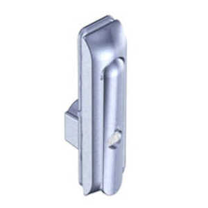 Southco Swinghandle Latch, Medium, w/o Padlock Hasp, Use w/ Linear Actuator, 8 mm Triangle, Sealed, Zinc Alloy, Satin Chrome