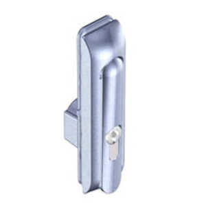 Southco Swinghandle Latch, Large, w/o Padlock Hasp, Use w/ Linear Actuator, 5 mm Double Bit DIN, Sealed, Zinc Alloy, Satin Chrome