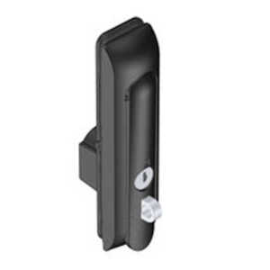 Southco Swinghandle Latch, Medium, w/ Padlock Hasp, Use w/ Linear Actuator or as Single Point, CH 333 Key, Sealed, Zinc Alloy, Powder Coat, Black