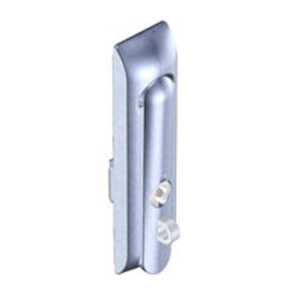 Southco Swinghandle Latch, Large, w/ Padlock Hasp, Use w/ Linear Actuator or as Single Point, 5 mm Double Bit, Non-Sealed, Zinc Alloy, Satin Chrome