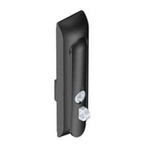 Southco Swinghandle Latch, Medium, w/ Padlock Hasp, Use w/ Linear Actuator or as Single Point, 5 mm Double Bit, Non-Sealed, Zinc Alloy, Powder Coat, Black