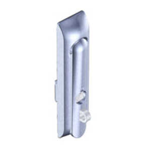 Southco Swinghandle Latch, Medium, w/ Padlock Hasp, Use w/ Linear Actuator or as Single Point, 8 mm Triangle, Non-Sealed, Zinc Alloy, Satin Chrome