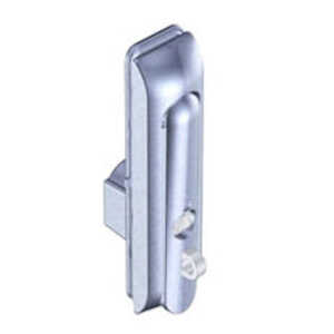 Southco Swinghandle Latch, Medium, w/ Padlock Hasp, Use w/ Linear Actuator or as Single Point, 8 mm Triangle, Sealed, Zinc Alloy, Satin Chrome