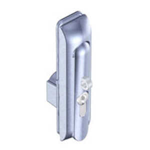 Southco Swinghandle Latch, Large, w/ Padlock Hasp, Use w/ Linear Actuator or as Single Point, 5 mm Double Bit DIN, Sealed, Zinc Alloy, Satin Chrome