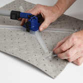Brady HandySorb Mop System Basic Universal Pad Refills with Mop Adapter, 100 Pads