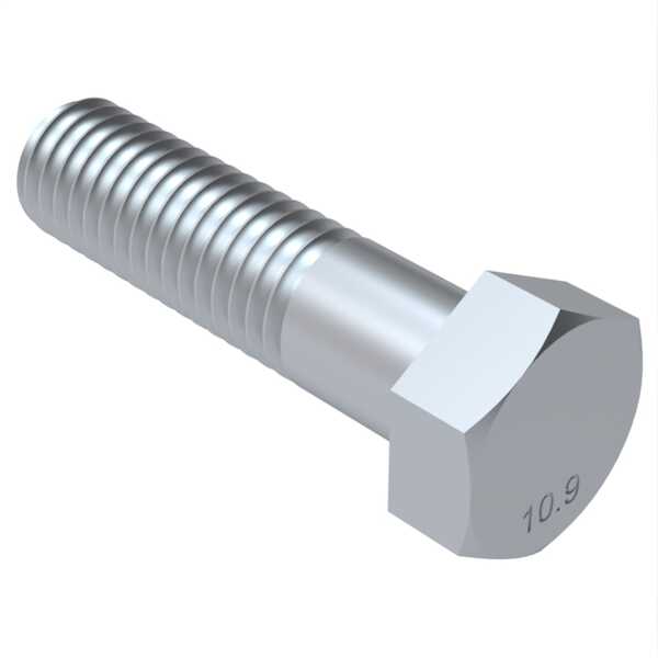 Hardware specialty m10 x 75mm long hex head cap screw steel grade