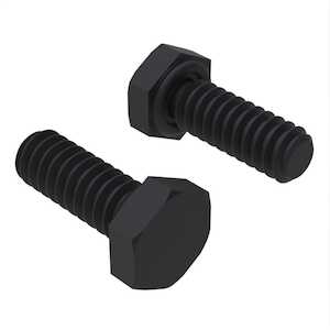 Zago M6 X 16mm L, Oversized, Hex Head Sealing Screw, Stainless Steel, Black Oxide, Buna O-Ring