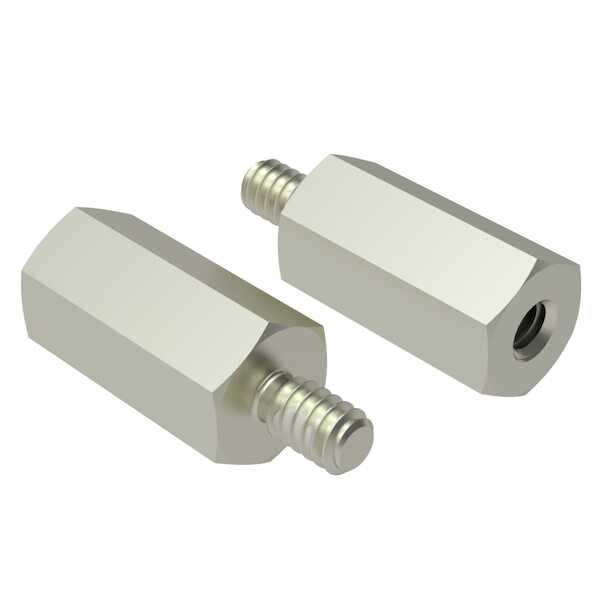 Hardware Specialty 6mm Hex Steel MaleFemale Standoff, M3 x 0.5, 24mm
