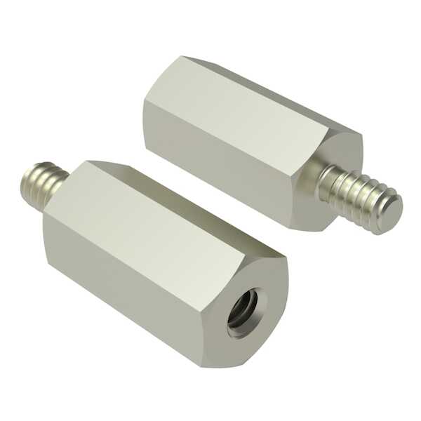 Hardware Specialty 5mm Hex Brass MaleFemale Standoff, M3 X .5, 5mm L