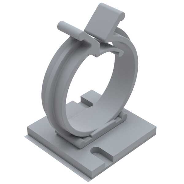 Hardware Specialty | Heyco Screw Mount Cable Clip, Round, 1