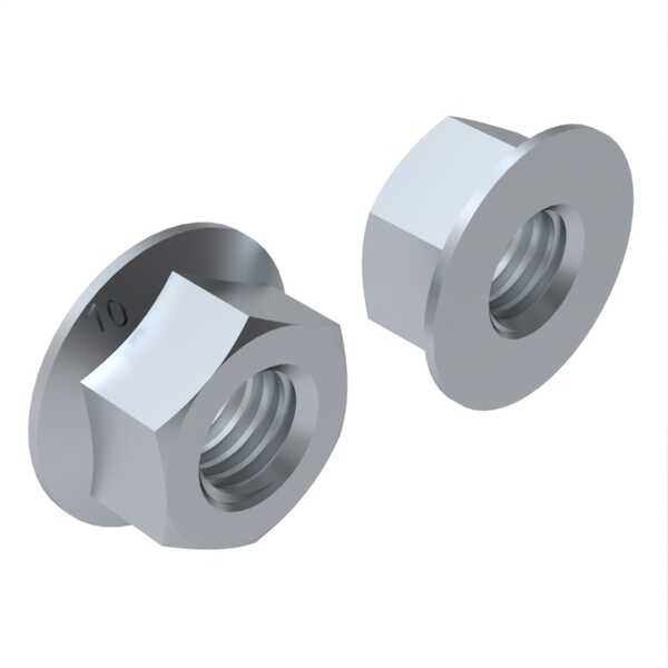 10 Dadi A Strappo M6 In Acciaio Inox - Toolcraft 88118 Per Sicurezza
