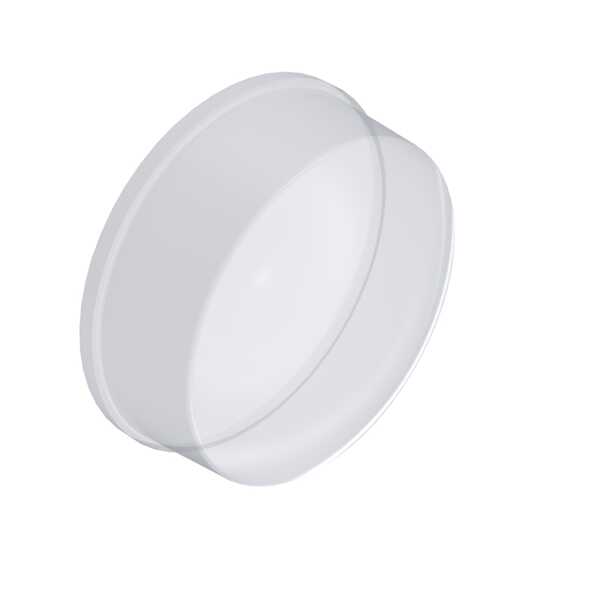 Hardware Specialty Keystone Domed Bumper, AdhesiveBacked, .440" Dia., .200" H, Clear, 242/Pack