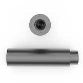 RAF 1/2" Hex Brass Swage Standoff, 7/32"L, .290"L Shank, 0-80