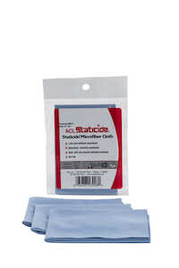 ACL Staticide Microfiber Cloth, 9" x 9", Blue