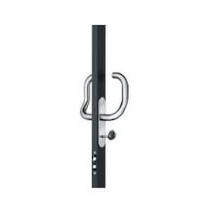 Southco Star Slider Sliding Entry Door Lockset, Star Key Locking, Protruding Hook Latch Mechanism, 33.5-38mm (1.32-1.5") Door Thickness