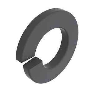 #10 Split Lock Washer, Steel, .334" OD, .200" ID, .047" Thickness, Phosphate Plating, MS35338-62