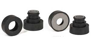 Hardware Specialty | Barry Controls Nanomount Vibration Isolator, 16 lb Max  Load, Natural Rubber, Red