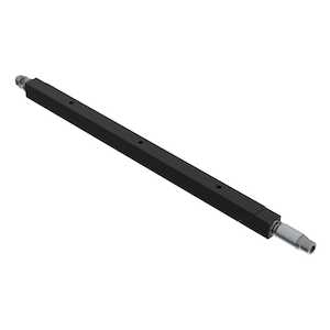Calmark Series 225 Card-Lok with Visual Indicator, 4.80" L, Lock/Flat Washers, Locking, Black Anodized